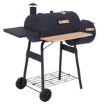 Outsunny 48" Charcoal Grill & Offset Smoker