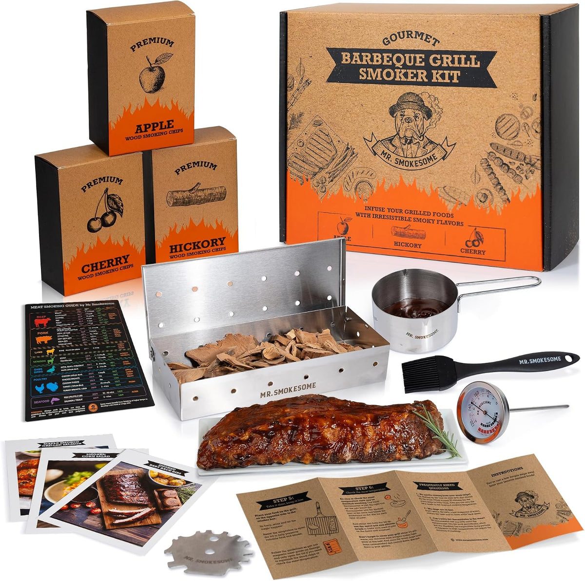 Full Grill Kit, 12-Piece with Smoker Box