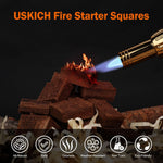 Fire Starter Squares 72Pcs,Natural Fire Starters for Campfires,Grill,Bbq,Wood Stove -Waterproof,Weather Resistant Fire Starters for Fireplace-Camping Firestarter Cubes Accessories Kit