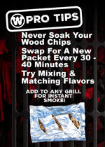 BBQ Premium Wood Smoking Chips Variety (Pack of 4) Cherry, Hickory, Mesquite, Pecan