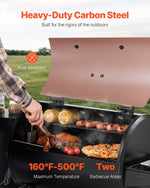 VEVOR 456 sq. in. 8-in-1 Pellet Grill & Smoker