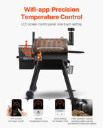 VEVOR 575 sq. in. 8-in-1 WiFi Pellet Grill & Smoker