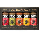 BBQ Seasoning Gift Set, Big Box O' Rubs, 5 Flavor Spice Set | Big Box O' Rub BBQ Dry Rub for Smoking and Grilling Meat, Gifts for Men Who like Grilling, Great Flavor, Great Gift Idea