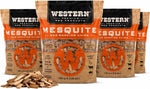 Mesquite BBQ Smoking Chips 4 Pack – 100% Real Wood for Grilling & Smoking – Bold, Tangy Smoke Flavor – Perfect for Brisket, Steak, Beef, Pork & Lamb (Mesquite)