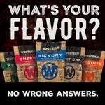 BBQ Premium‎ Wood Smoking Chips Variety (Pack of 4) Cherry, Hickory, Mesquite, Pecan