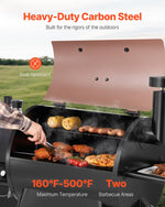 VEVOR 575 sq. in. 8-in-1 Pellet Grill & Smoker — WiFi