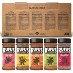 BBQ Seasoning Gift Set, Big Box O' Rubs, 5 Flavor Spice Set | Big Box O' Rub BBQ Dry Rub for Smoking and Grilling Meat, Gifts for Men Who like Grilling, Great Flavor, Great Gift Idea