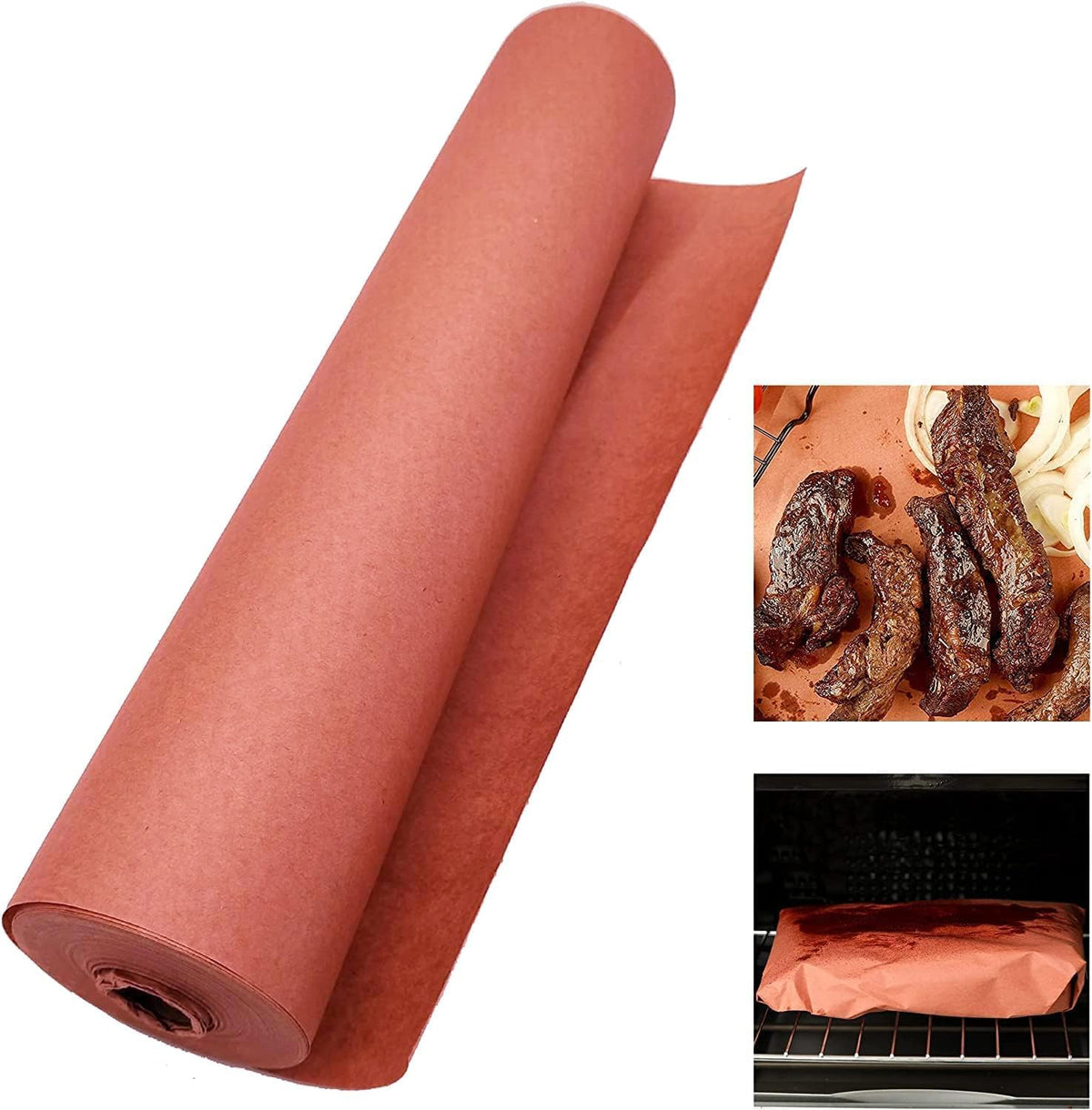 Pink Butcher Paper Roll, 12" x 60'