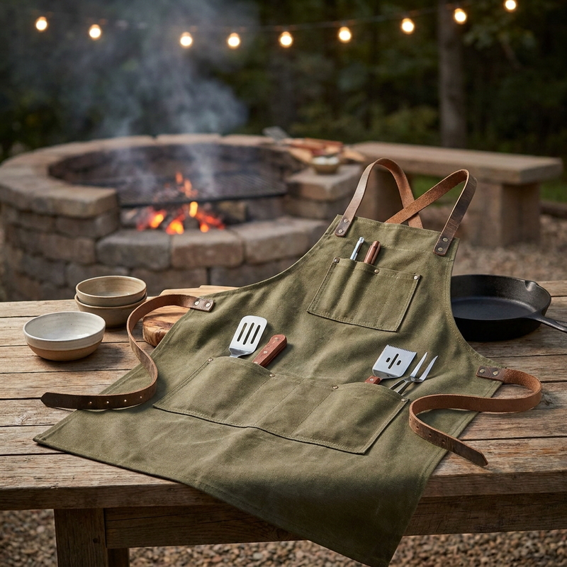 Pit Crew Canvas Apron