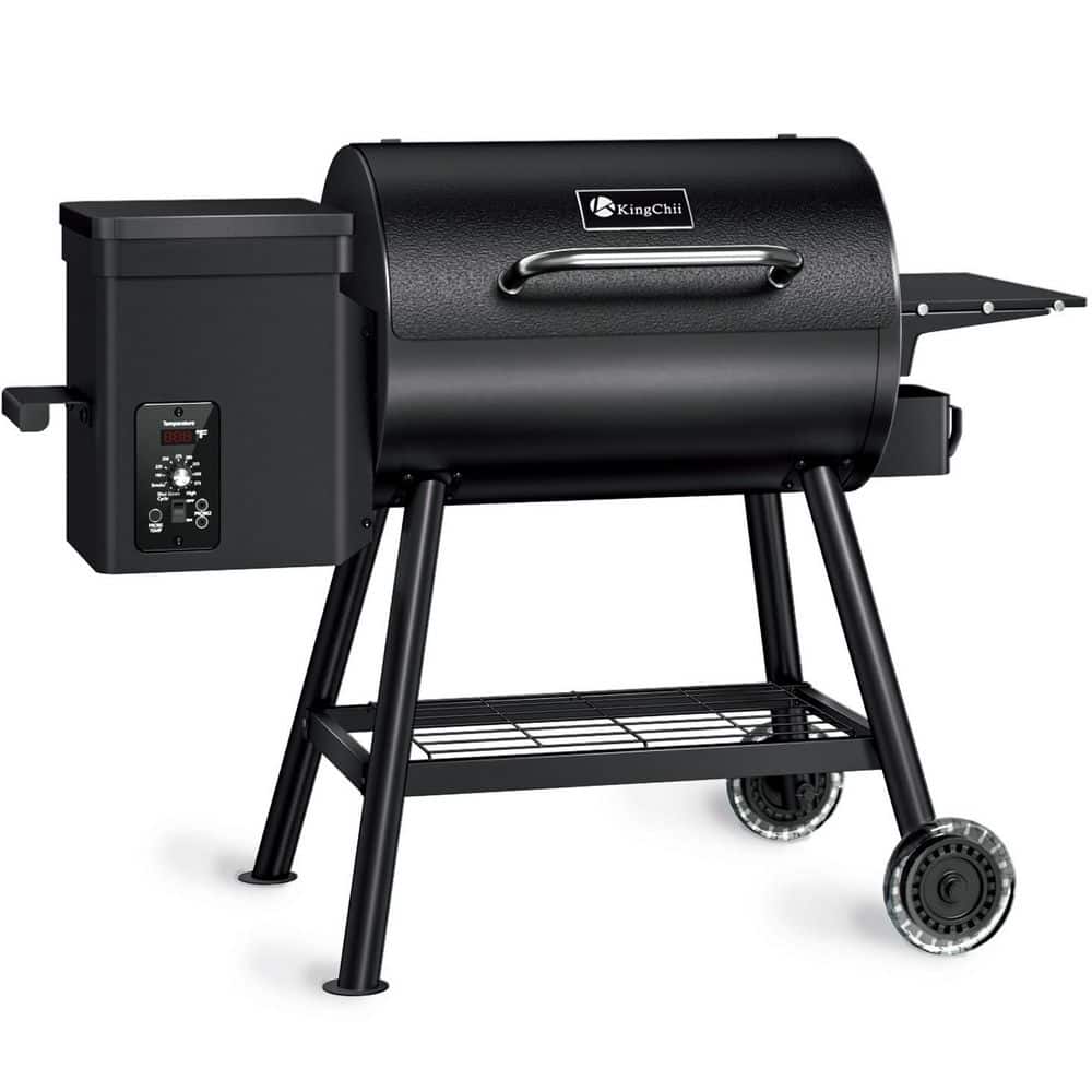 KingChii 456 sq. in. Pellet Grill & Smoker — PID Control